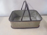 Galvanized Double Handled Storage Bin