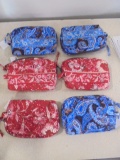 6 Brand New Cosmetic Bags