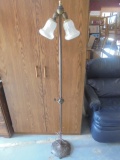 Antique Double Shade Floor Lamp