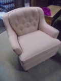 Pink Upholstered Chair