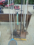 Group of Yard and Garden Tools