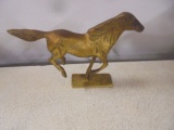 Brass Horse Statue