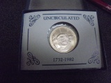 1732_1982 Unc. George Washington Half Dollar