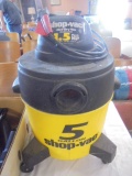 5 Gallon-1 1/2 hp Shop Vac w/Attachments