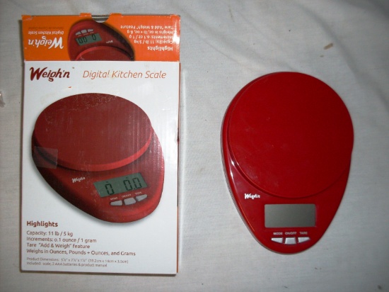 Weigh in Kitchen scales