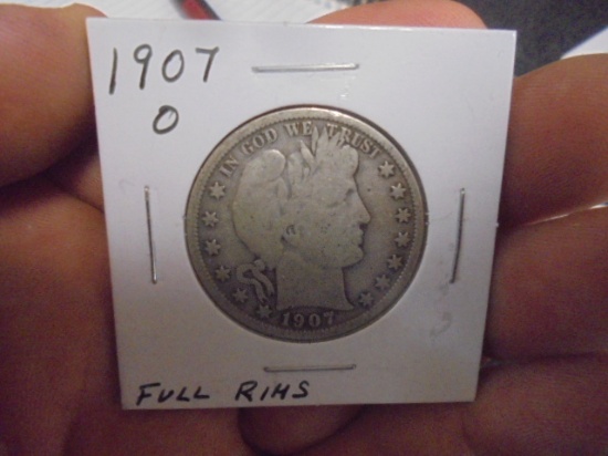 1907 O Mint Barber Half Dollar