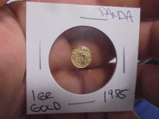 1985 Panda 1 Gram Gold Token