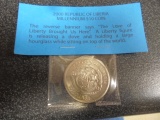 2000 Republic of Liberia Millennium $10 Coin