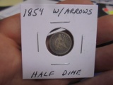 1842 Half Dime with Arrows