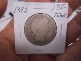 1892 Barber Half Dollar