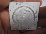 Aztec Calendar .999 Fine Silver 1oz Coin