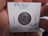 1957 90% Silver Rosevelt Dime