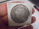 1896 S Mint Morgan Silver Dollar