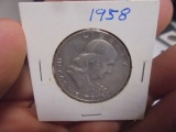 1958 Fanklin Half Dollar