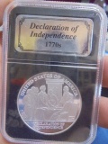 Declaration of Independence 1 Troy Ounce .999 Fine Silver Coin