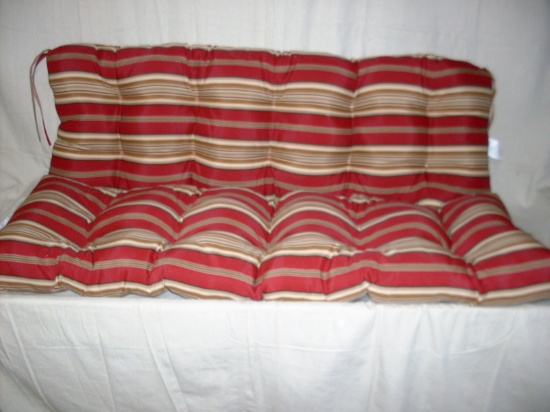 Pair of bench seat cushions