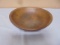 Wooden Dough Bowl and Vintage Wooden Spoon