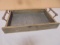 Wood and Galvanized Metal Double Handle Tray