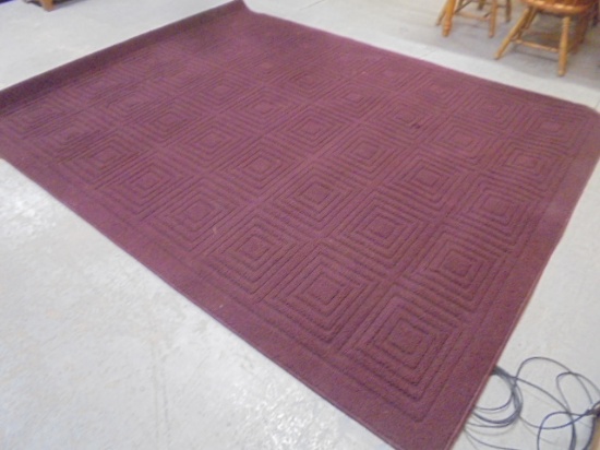 Burgundy Area Rug