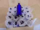16 Brand New Aluminum Water Bottles w/Carbiner Clips
