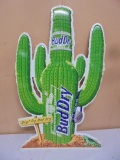 Bud Dry Metal Cactus Sign