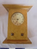 Schlabaugh and Sons Oak Clock