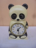 Vintage Cuckoo Panda Electric Clock