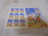 Full Sheet of Wile E Coyote Stamps