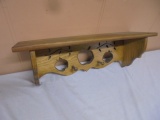 Wooden Apple Wall Shelf