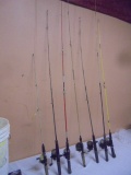 Group of 7 Rod and Reels