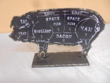 Metal Pig (Butcher's Pork Chart)