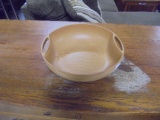 Fllingers Wood Double Handle Bowl