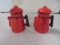 Set of Coffee Pot Salt and Pepper Shakers