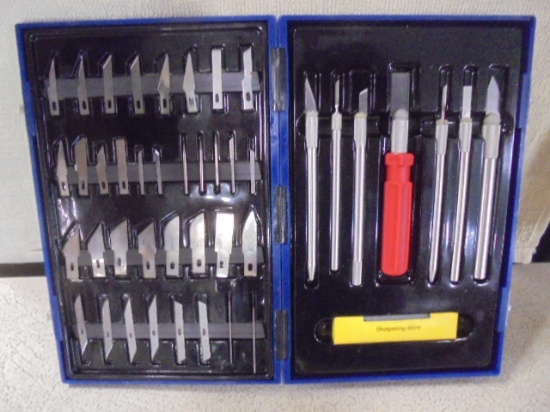 39 Pc. Exacto Knife Set in Case