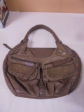 Ladies B. Makowsky Brown Leather Purse