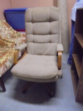 Rolling Upholstered Desk Chair