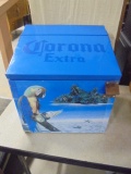 Corona Extra Metal Beer Cooler w/Bottle Opener