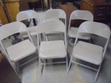 Set of 6 Like New Folding Chairs