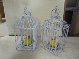 Decorative Metal Bird Cages w/Birds