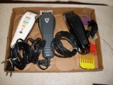 3 Sets of Clippers w/Attachments
