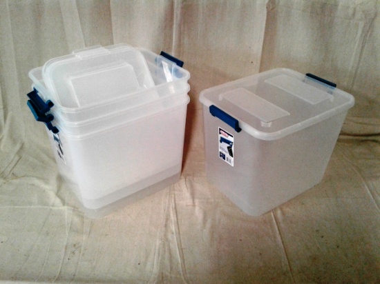 Sterilte Plastic Totes with Lids