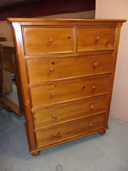 Solid Wood 6 Drawer Chest of Drawers