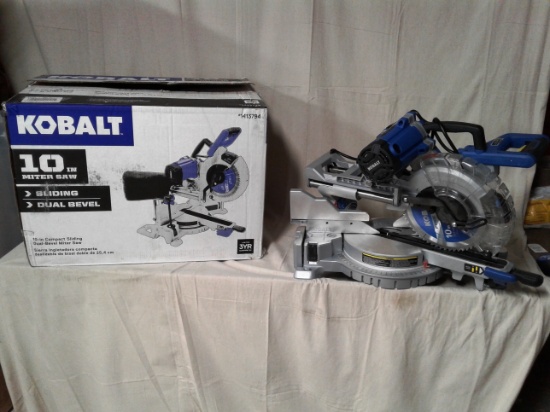 Kobalt 10" Sliding Dual Bevel Miter Saw