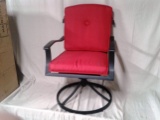 Swivel Padded Patio Chair