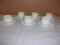 6pc Set of Bone China Tea Cup and Saucer