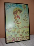 Borax Metal Sign