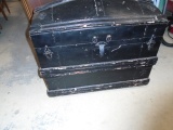 Antique Camelback Trunk