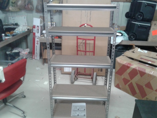 5 Foot Metal shelving Unit