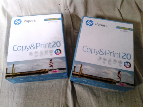 HP Reems of Paper qty. 2 packs of 750