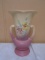 Hull Art Pottery Double Handle Vase